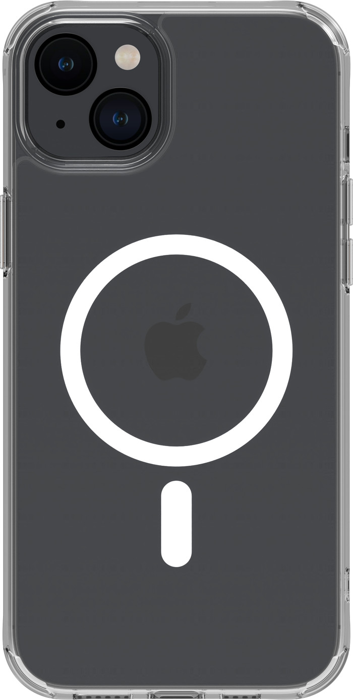 BlueBuilt Protective Back Cover met MagSafe iPhone 15 Plus Transparant achterkant