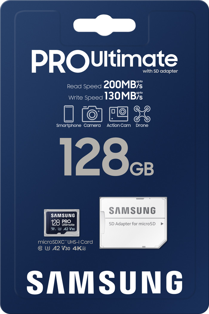 Samsung MicroSDXC PRO Ultimate 128GB 130MB/s null
