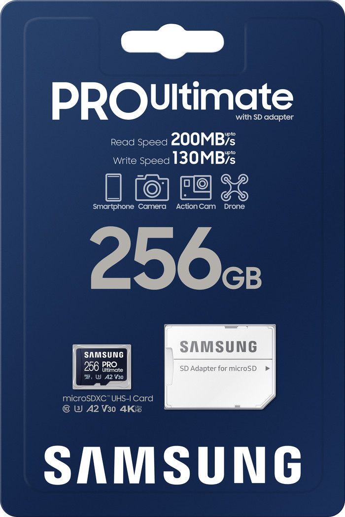 Samsung MicroSDXC PRO Ultimate 256 GB 130MB/s null