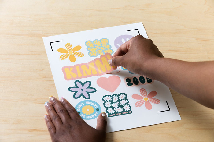 Cricut Joy Xtra Starterset produkt in gebrauch