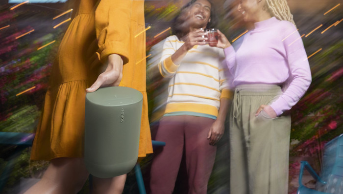 Sonos Move 2 Groen product in gebruik