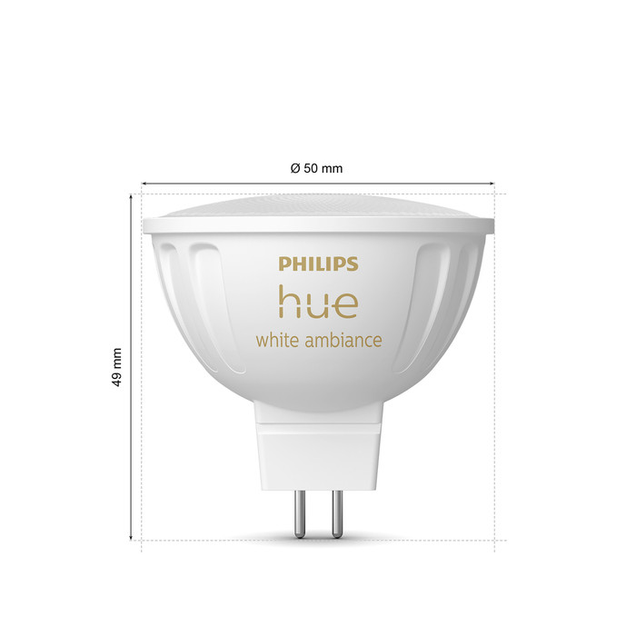 Philips Hue spot White Ambiance MR16 4-pack null