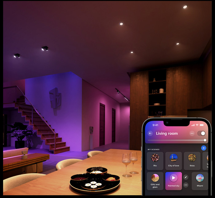 Philips Hue spot White and Color MR16 4-pack null