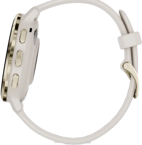 Garmin Venu 3S Goud/Wit rechterkant