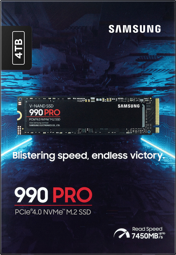 Samsung 990 Pro 4TB NVMe SSD null
