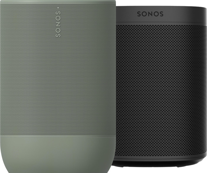 Sonos Move 2 Groen + Sonos One SL zwart Main Image