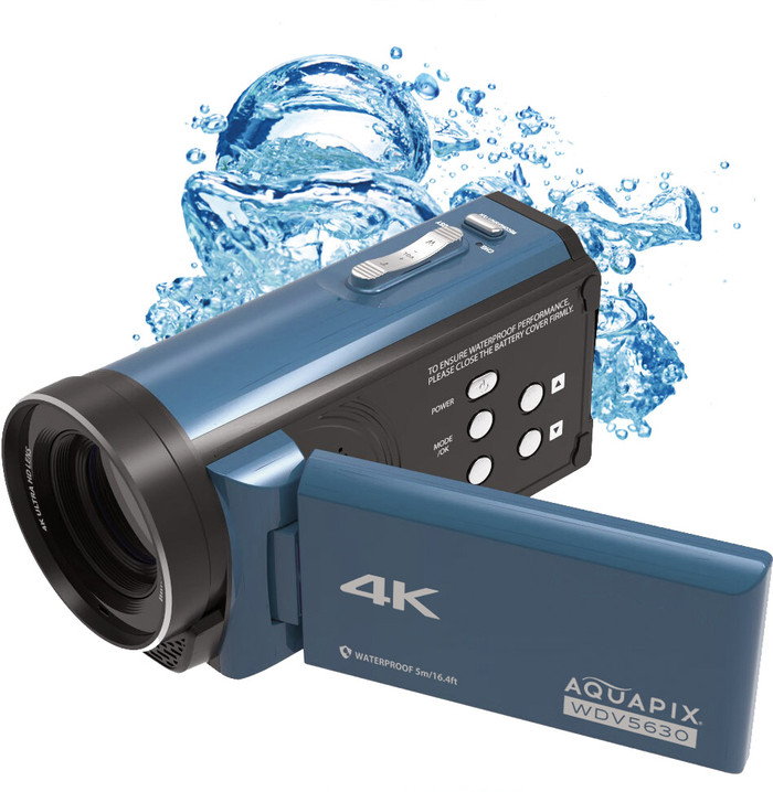 Aquapix WDV5630 Underwater Camcorder Blue null