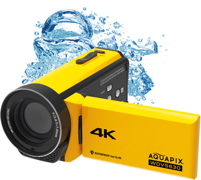 Aquapix WDV5630 Onderwater Camcorder Geel null