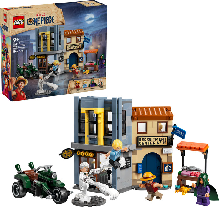 LEGO One Piece Confrontatie met kapitein Smoker 75642 rechterkant
