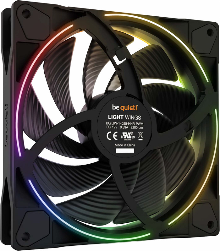 be quiet! LIGHT WINGS 140mm PWM achterkant