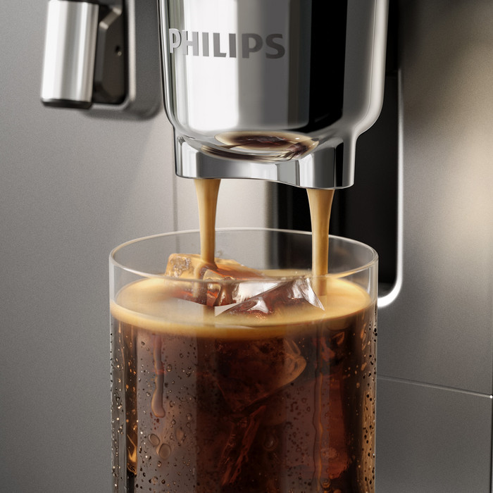 Philips Cafe Aromis 8000 serie EP8757/92 product in gebruik