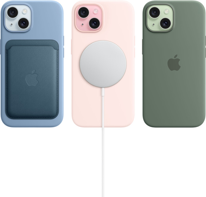 Apple iPhone 15 Plus 128GB Zwart + Apple Snellader null