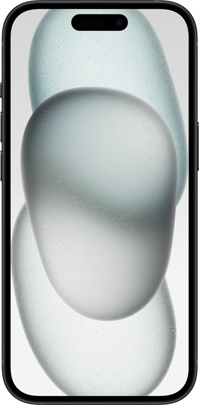 Apple iPhone 15 256GB Zwart + Apple Snellader voorkant