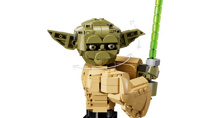 LEGO Star Wars Yoda Buste 75438 detail