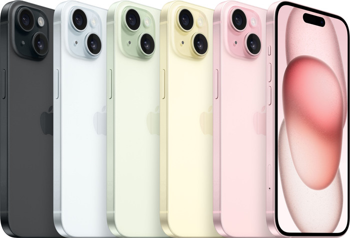 Apple iPhone 15 256GB Blauw detail