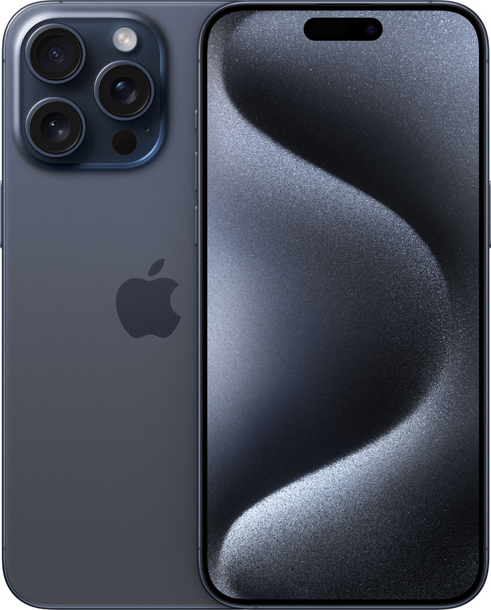 iPhone 15 Pro Max 256 Go Titane Bleu Reconditionné (Légères Traces d'Utilisation) Main Image