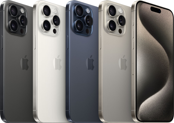 iPhone 15 Pro Max 256 Go Titane Bleu Reconditionné (Légères Traces d'Utilisation) détail