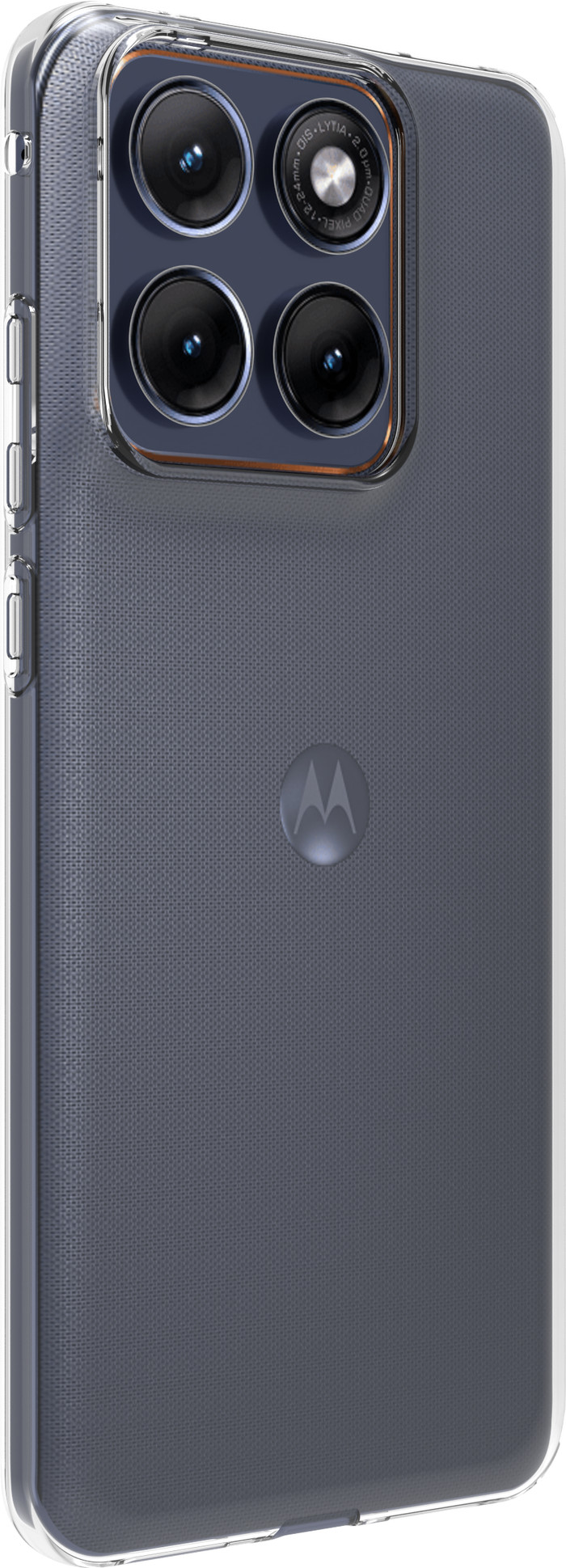 BlueBuilt Motorola Edge 70 Fusion Back Cover Transparant achterkant