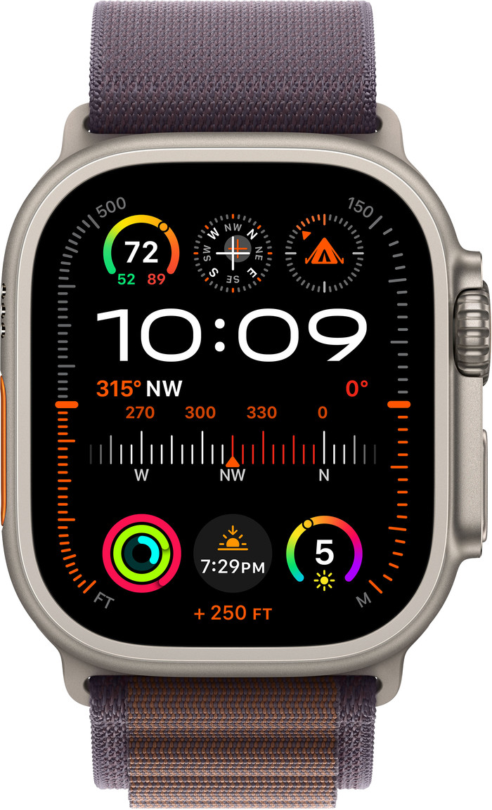 Apple Watch Ultra 2 4G 49mm Alpine Band Paars S voorkant