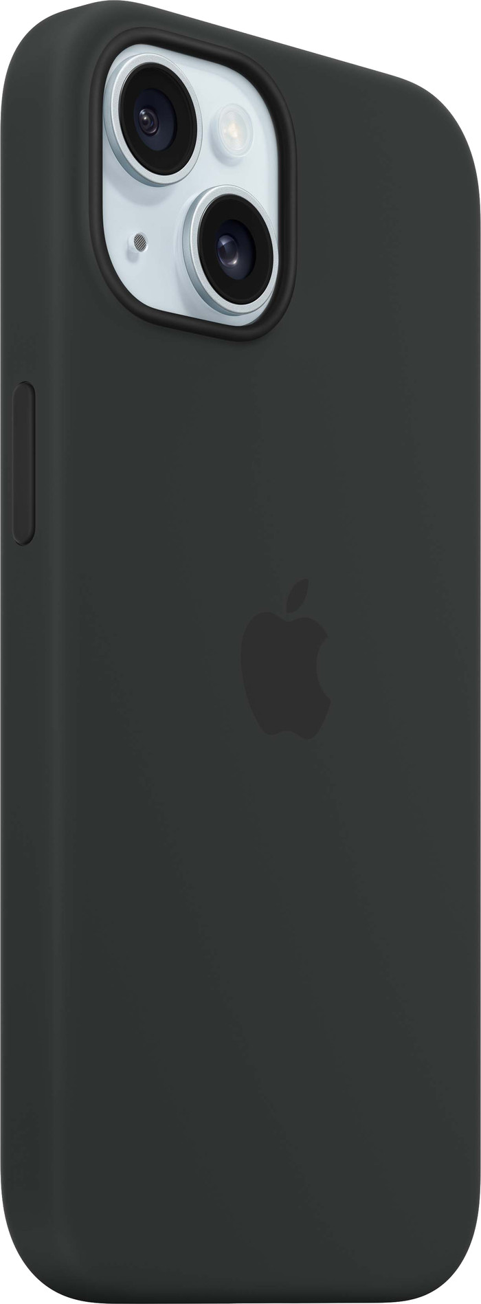 Apple iPhone 15 Back Cover met MagSafe Zwart achterkant