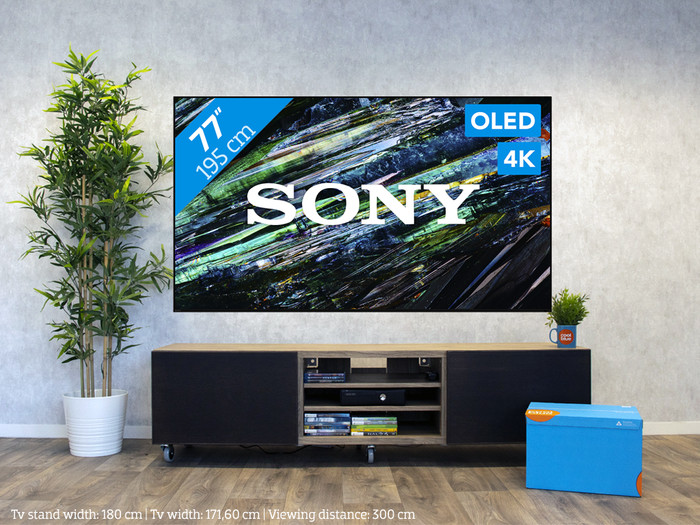 Sony XR-77A95L + Soundbar visual Coolblue 1