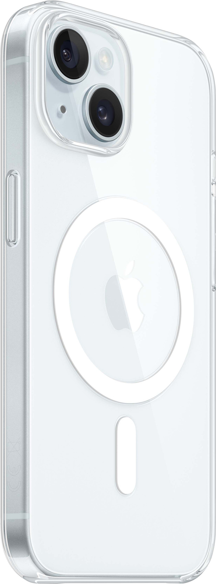 Apple iPhone 15 Back Cover with MagSafe Transparent back