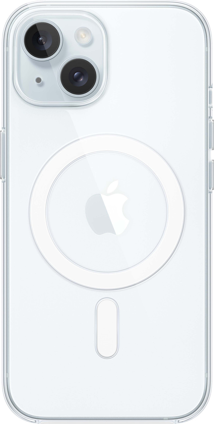 Apple iPhone 15 Back Cover with MagSafe Transparent back