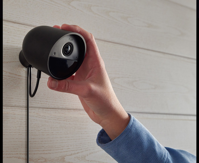Philips Hue Secure anti-val kabel product in gebruik