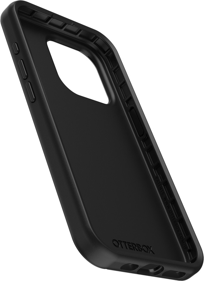 Otterbox Symmetry Apple iPhone 15 Pro Back Cover Zwart onderkant
