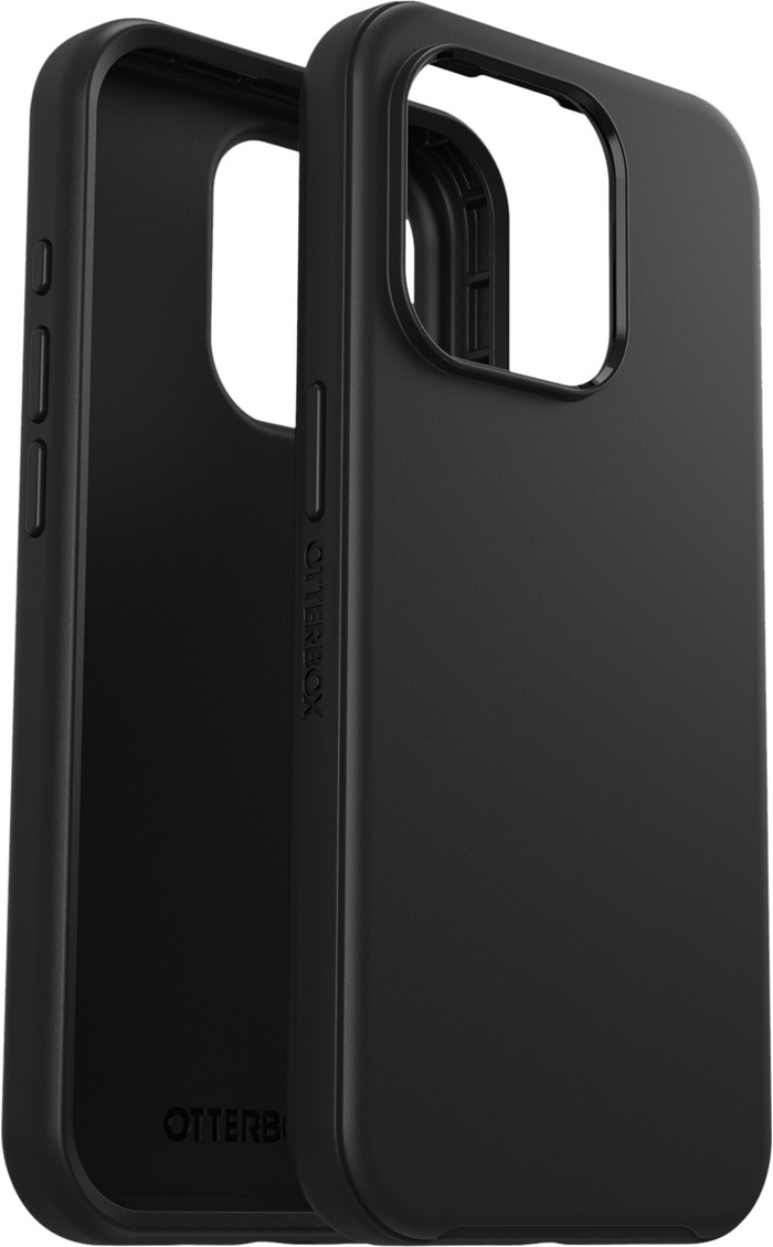 Otterbox Symmetry Apple iPhone 15 Pro Back Cover Zwart rechterkant