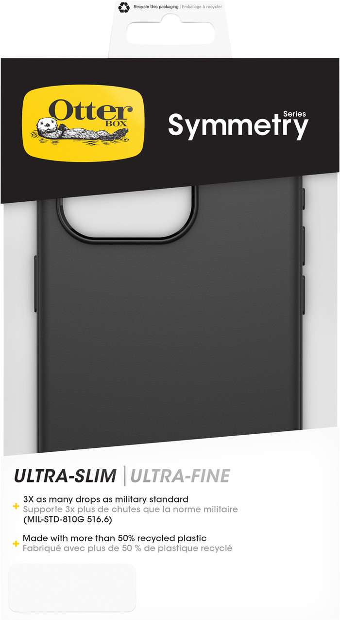 Otterbox Symmetry Apple iPhone 15 Pro Back Cover Zwart verpakking