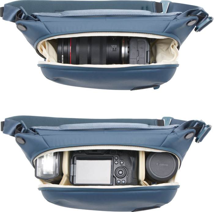 Peak Design Everyday Sling 6L Ocean binnenkant