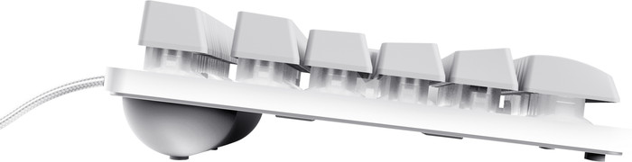 Trust GXT 833W Thado TKL Gaming Keyboard QWERTY White left side