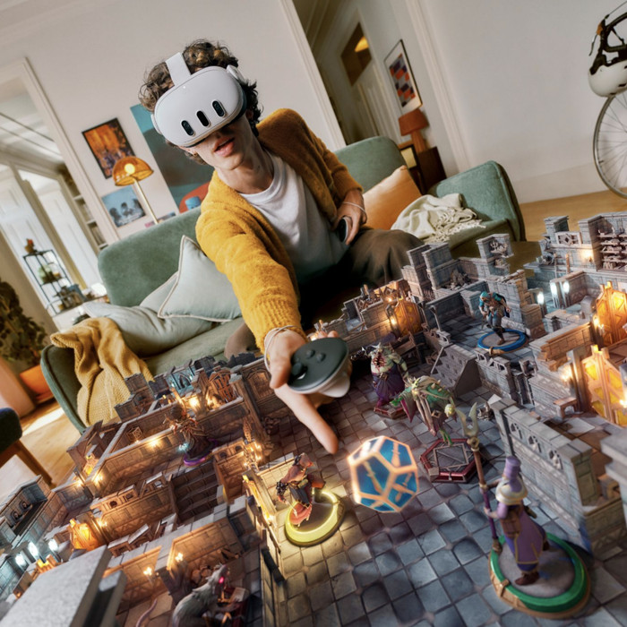 Meta Quest 3 512GB Refurbished product in use