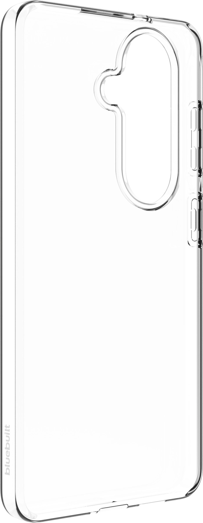 BlueBuilt Samsung Galaxy S26 Back Cover Transparent right side