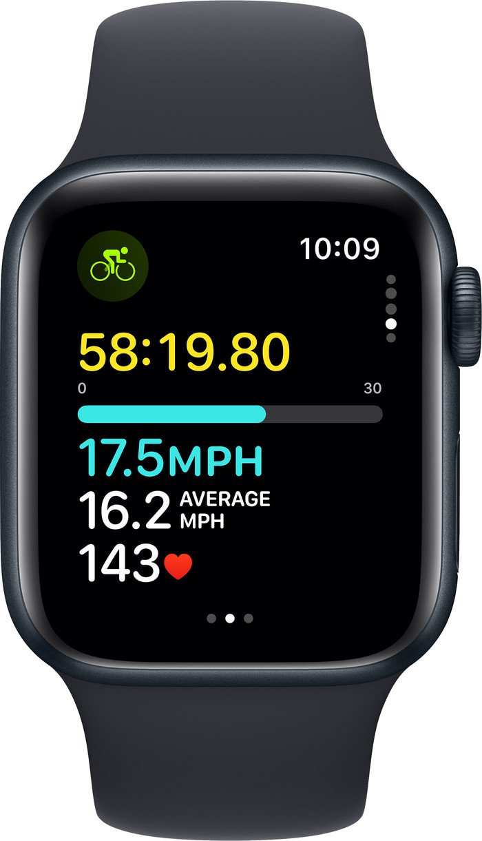 Apple Watch SE (2022) 4G 40mm Midnight Aluminum Sport Band S/M null