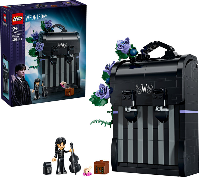 LEGO Wednesday Wednesdays Rugzak 76787 rechterkant
