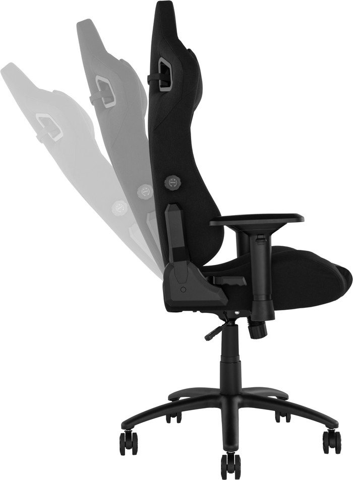 Vortech Pro Gamestoel Zwart + Vloermat visual leverancier