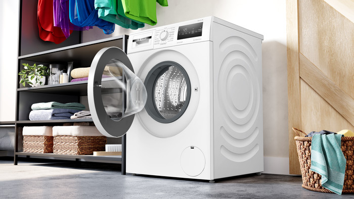 Bosch WAN282E4FG + Bosch WTU87675NL product in use