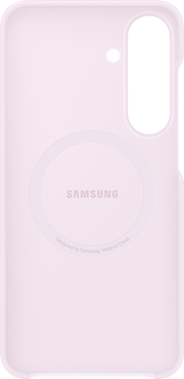 Samsung Galaxy S26 FE Siliconen Back Cover met Magneet Roze voorkant
