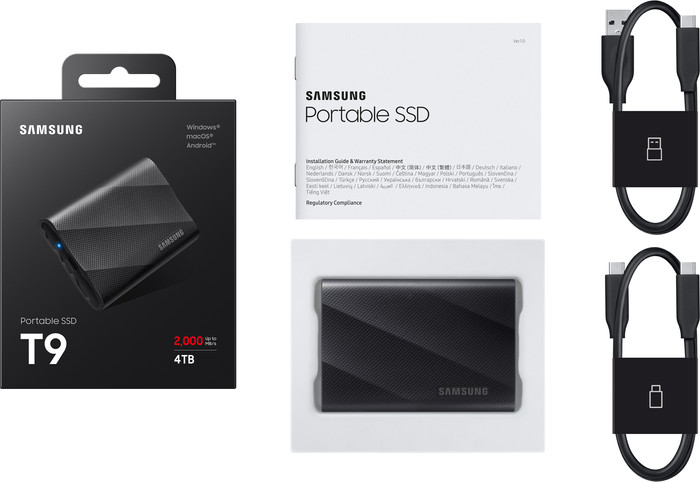 Samsung T9 Portable SSD 4TB Zwart accessoire