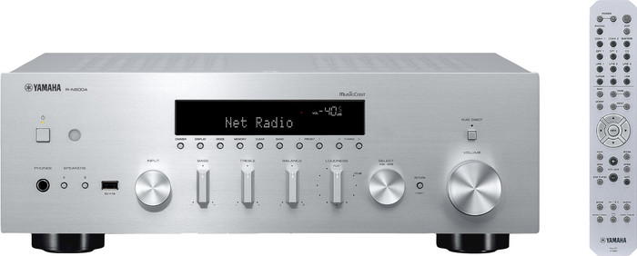 Yamaha R-N600 Zilver voorkant