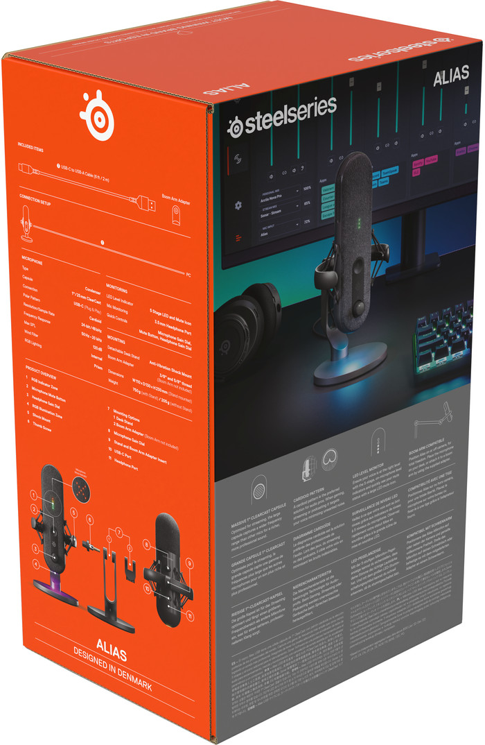 SteelSeries Alias microphone null