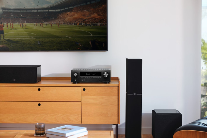 Denon AVR-X1800H Black product in use