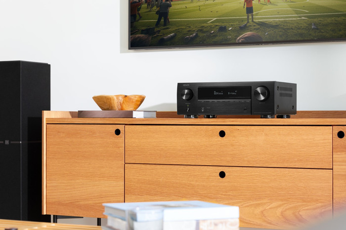 Denon AVR-X1800H Black product in use