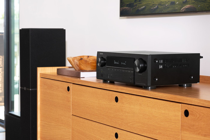 Denon AVR-X1800H Black product in use