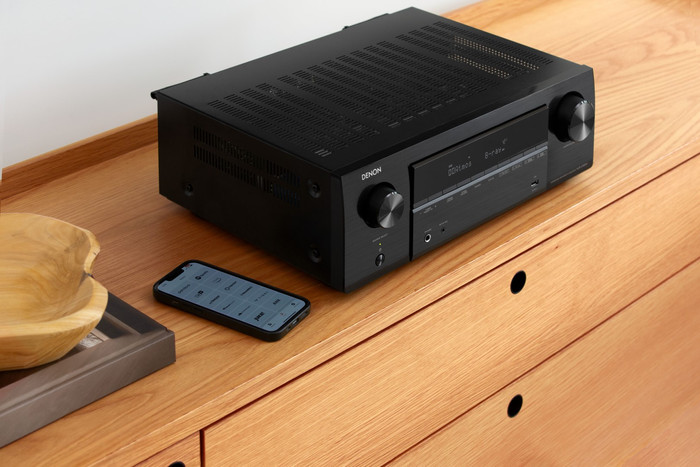Denon AVR-X1800H Black product in use