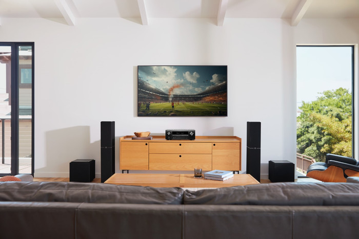 Denon AVR-X1800H DAB Zwart product in gebruik