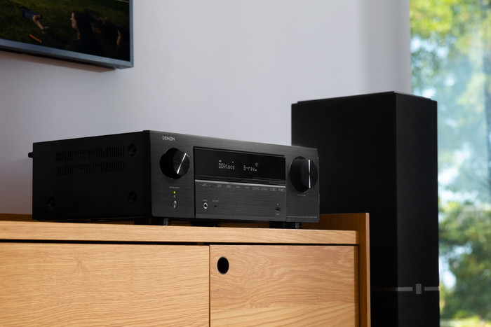Denon AVR-X1800H DAB Zwart product in gebruik