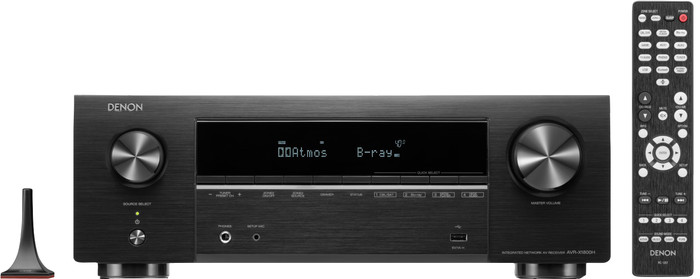 Denon AVR-X1800H Black Main Image